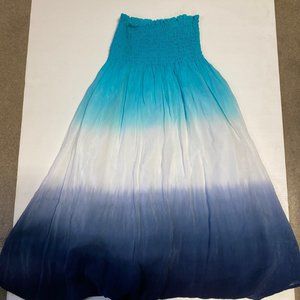 3 / $25! ✰ Barbara Lesser Shirred Top Ombre Dress